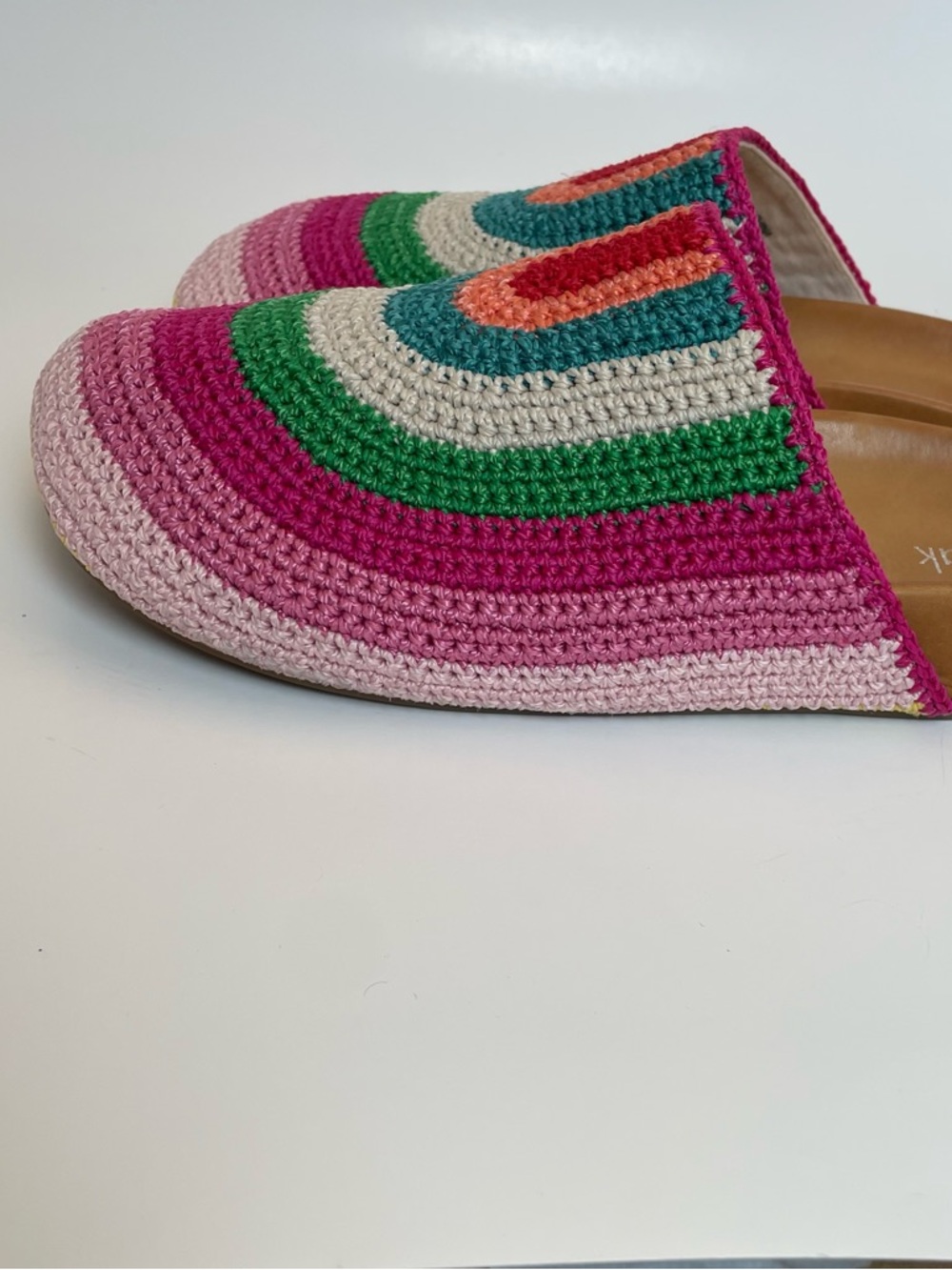The Sak Multicolor Crochet Mule / Clog – Pink, Green & Cream – Size 8 🌸✨ - Picture 11 of 15